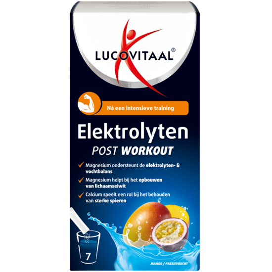LUCOVITAAL ELEKTROLYTEN POST WORKOUT SACHETS 7 SACHETS